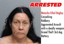 Woman Arrested: Alleged Miami Springs Assault and Carjacking Natasha Ethel Bagley