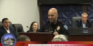 Video: Swearing in Ceremony for New MSPD Chief Albert Sandoval