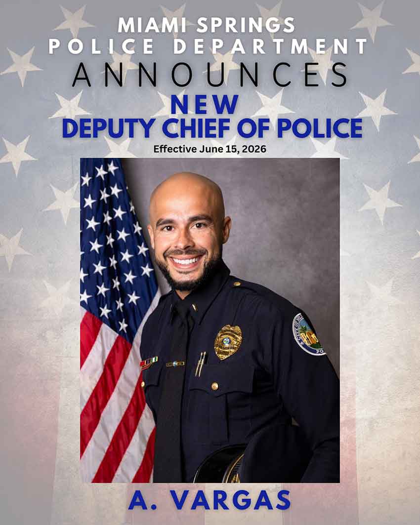 New Deputy Chief of Police Albert Vargas