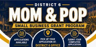 Up to $5,000 in Free Cash for Small Businesses District 6 Small Business Grant Program