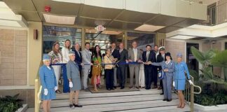 New Private Luxury Terminal at MIA Opens at NW 36th Street at Pan Am’s former Headquarters MIA's first private terminal opens inside Pan Am's former headquarters along NW 36th Street (Photo Credit: Miami International Airport)