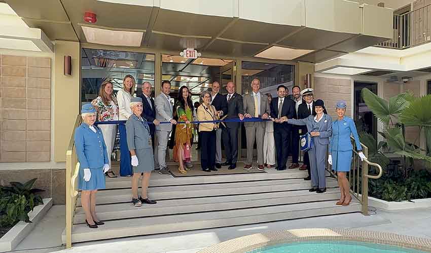 MIA's first private terminal opens inside Pan Am's former headquarters along NW 36th Street (Photo Credit: Miami International Airport)