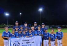 Miami Springs Little League 9-10-11 All Stars Capture District 8 Championship