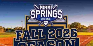 Fall Registration Open for Miami Springs Little League 2026 Season