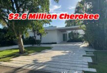 New Home on Cherokee Lists for $2.6 Million