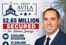 $2.65 Million Secured for Miami Springs by Senator Avila
