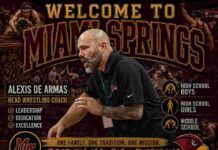 Miami Springs Wrestling Welcomes New Head Coach Alexis de Armas