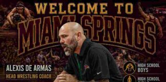 Miami Springs Wrestling Welcomes New Head Coach Alexis de Armas