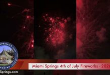 Fireworks at the Miami Springs Golf Course – America 250 – Miami Springs 100