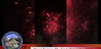 Fireworks at the Miami Springs Golf Course – America 250 – Miami Springs 100