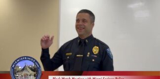 Video: Miami Springs Police Hold Community Block Watch Meeting