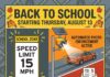 Back to School: School Zones Reactivate Next Thursday—Watch Your Speed! Back to School - Slow Down