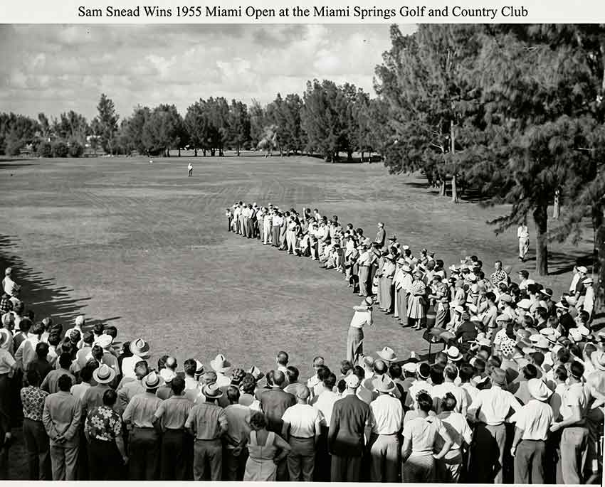 am Snead Wins 1955 Miami Open at the Miami Springs Golf and Country Club
