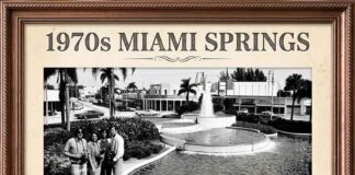 1970s Miami Springs – Disco Era and Gas Lines 1970s Miami Springs Circle Fountain