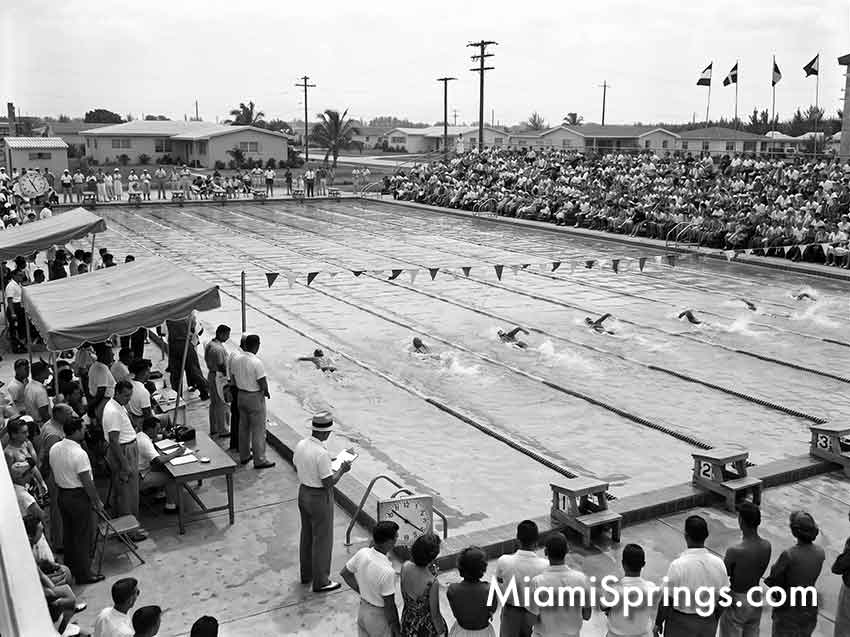 The old 8 Lane Olympic Sized Swimming Pool