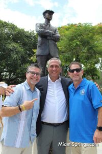 Mayor Walter Fajet, Councilman Jorge Santin, and VG Mayor Spencer Deno