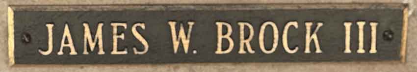 James W. Brock III - Miami Springs War Memorial - MiamiSprings.com