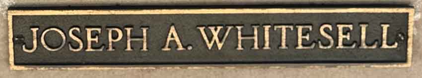 JOSEPH A. WHITESELL - Miami Springs War Memorial - MiamiSprings.com