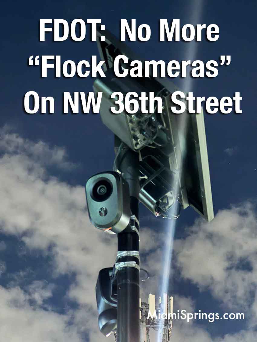 No Flock Cameras on NW 36th Street