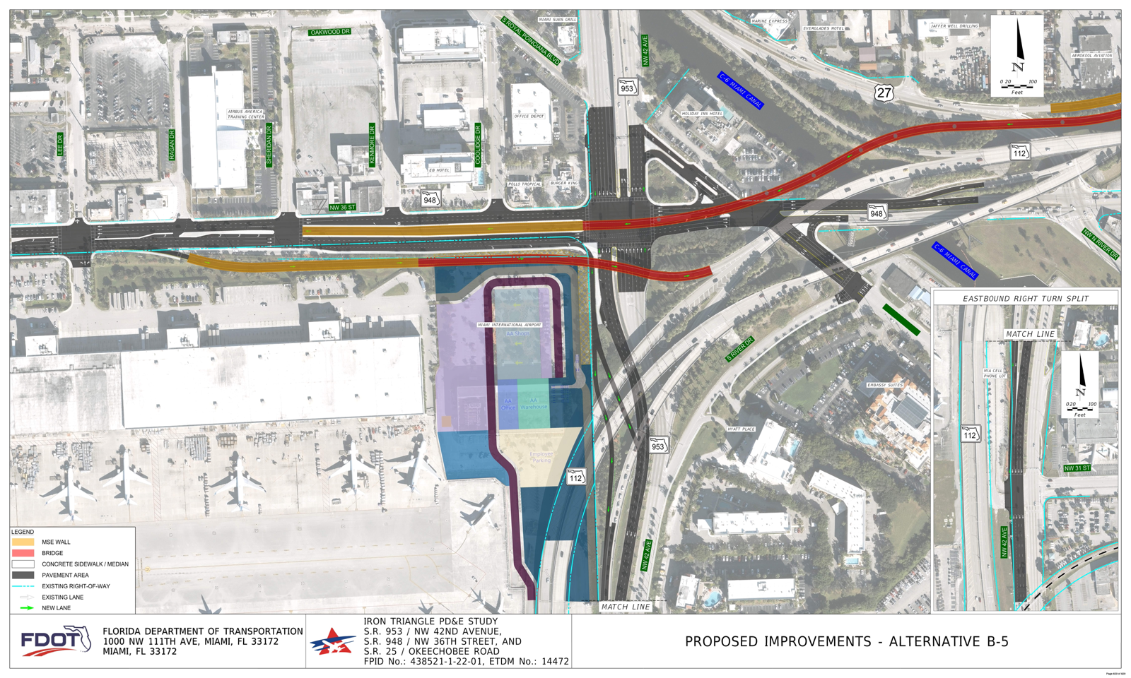 FDOT Alternative 5-B Iron Triangle Overview