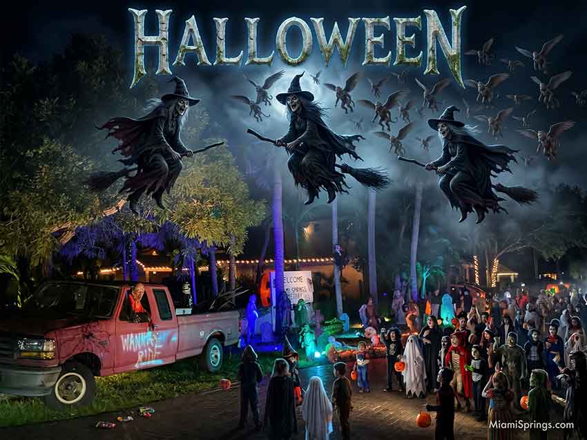Halloween in Miami Springs