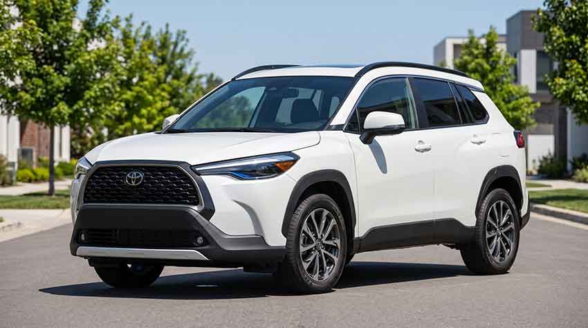 Stock photo of a Toyota Corolla Cross