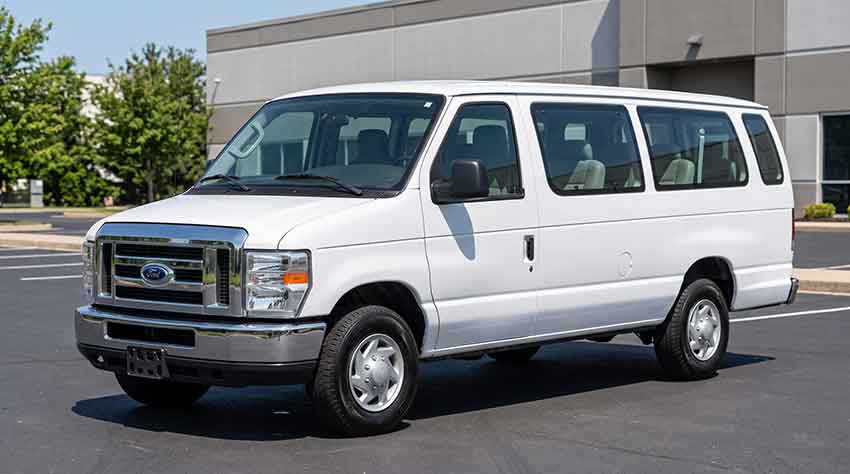 Stock photo of a 2012 Ford Econoline Passenger Van