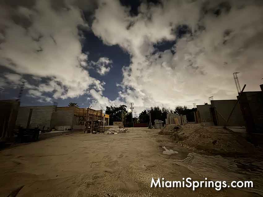 NIDO under Construction at former Miami Springs Optimist Club Property