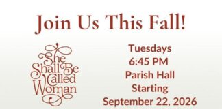 Blessed Trinity Catholic Parish Welcomes Women to ‘She Shall Be Called Woman’ Fall Program She Shall Be Called Woman Program Flyer