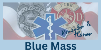 Blessed Trinity to Host Annual Blue Mass Honoring First Responders on 25th Anniversary of 9/11 Blessed Trinity Blue Mass Flyer 2026