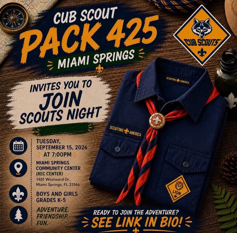 Cub Scout Pack 425 Join Scouts Night Flyer