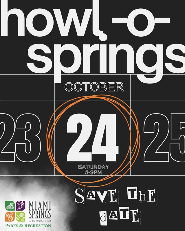 Howl-O-Springs Save the Date Flyer