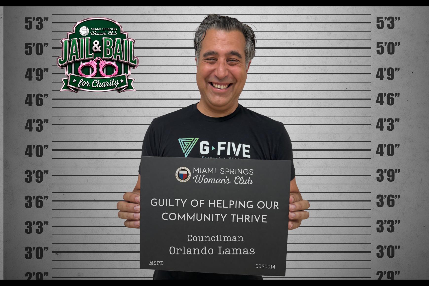 Orlando Lamas - GFWC Miami Springs Woman's Club Jail & Bail 2026 Mugshot
