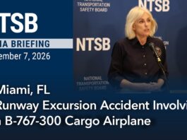 VIDEO: NTSB Briefing Regarding the Amazon Prime Air Crash at Miami International Airport