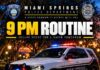 Miami Springs Police Urge Residents to Practice the ‘9 PM Routine’ to Prevent Crime