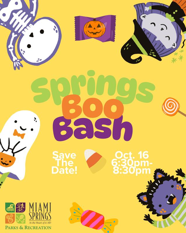 Springs Boo Bash Save the Date Flyer