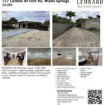117 Carlisle Dr Unit #a For Rent Miami Springs