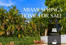 Just Listed in Miami Springs: 208 Iroquois Street Features Private Backyard Oasis with Saltwater Pool & Spa