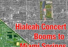 The Booming Bass was Back from Hialeah, but it wasn’t Factory Town Hialeah Concert Booms to Miami Springs