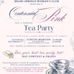 Centennial Pink for a Purpose Tea Party Flyer