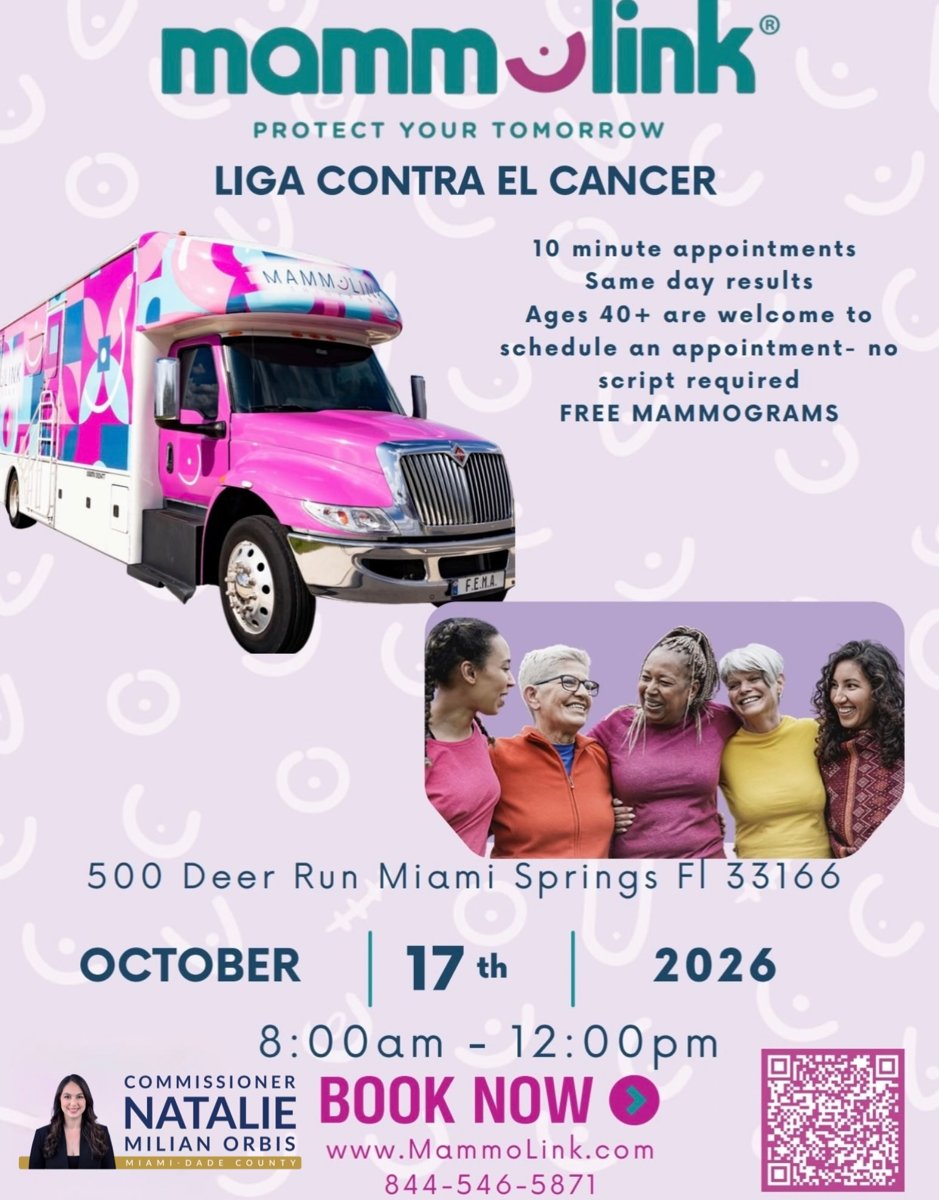Centennial Pink for a Purpose Mammogram Screening Flyer