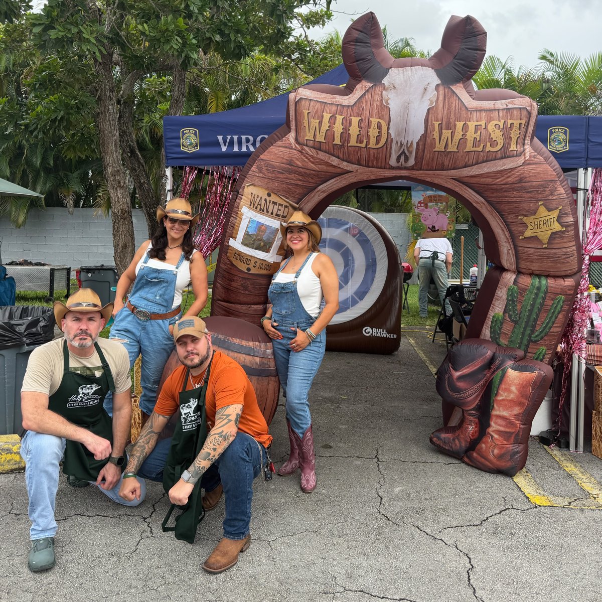 VGPD Gettin' Piggy Wit It Wild West Booth