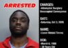 Suspect Arrested in Miami Springs After Doorbell Camera Catches Vehicle Burglary Attempt Lionel Melaki Timms arrest graphic showing his mugshot and charges including Attempted Burglary Unoccupied Conveyance on October 3, 2026.