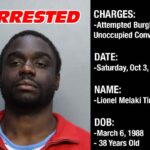 Lionel Melaki Timms Arrest Booking Graphic
