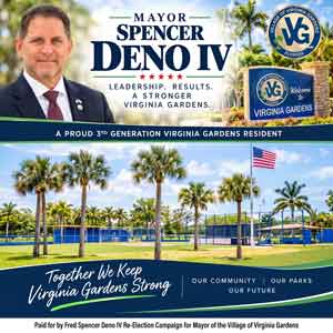 Mayor Spencer Deno IV Re-Election Campaign Flyer square 300x300 ad.