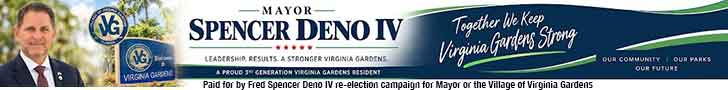 Mayor Spencer Deno IV Re-Election Campaign Flyer leaderboard 728x90 ad.