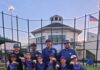 Historic Championship: 10U Miami Springs River Sharks Capture USSSA NIT Tournament Title The 10U Miami Springs River Sharks baseball team posing together on the field with their championship rings and banner after winning the USSSA NIT tournament in Coral Springs.