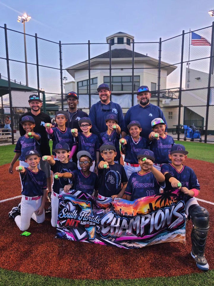 10U Miami Springs River Sharks USSSA NIT Championship Team Photo